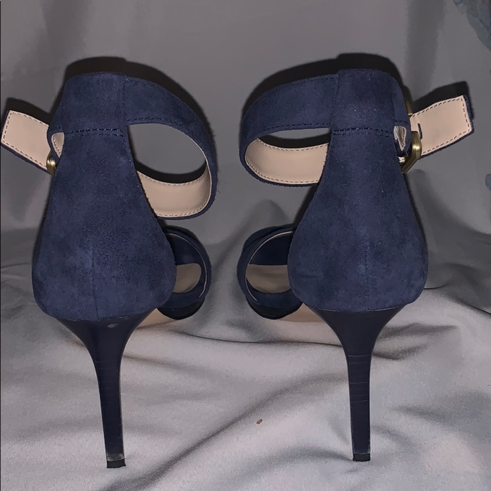 Nine West dark blue heel size 6 1/2 - Picture 4 of 5